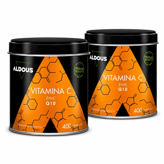 Aldous Bio Vitamín C so zinkom a koenzýmom Q10, 400 tabliet, balenie po 2 kusoch