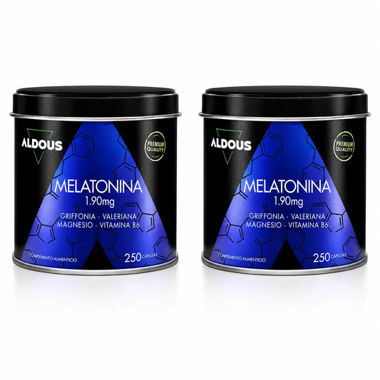 Aldous Labs Melatonín s 5-HTP, horčíkom, valeriánou a vitamínom B6, balenie po 2 kusoch