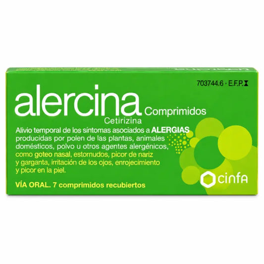 Alercina 10 mg, 7 obalených tabliet