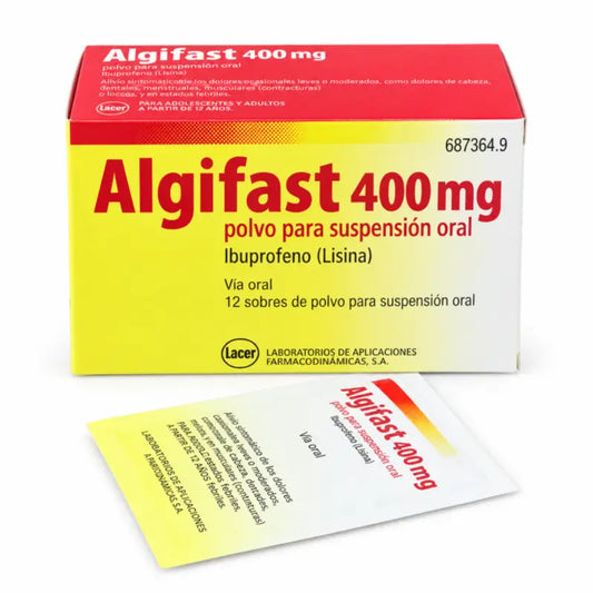Algifast 400 mg, 12 vrecúšok, prášok