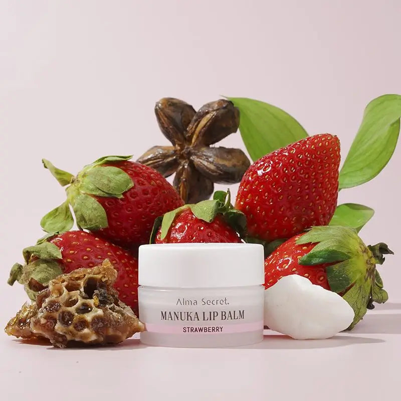 Alma Secret Balzam na pery Inca Inchi & Manuka – Jahoda –