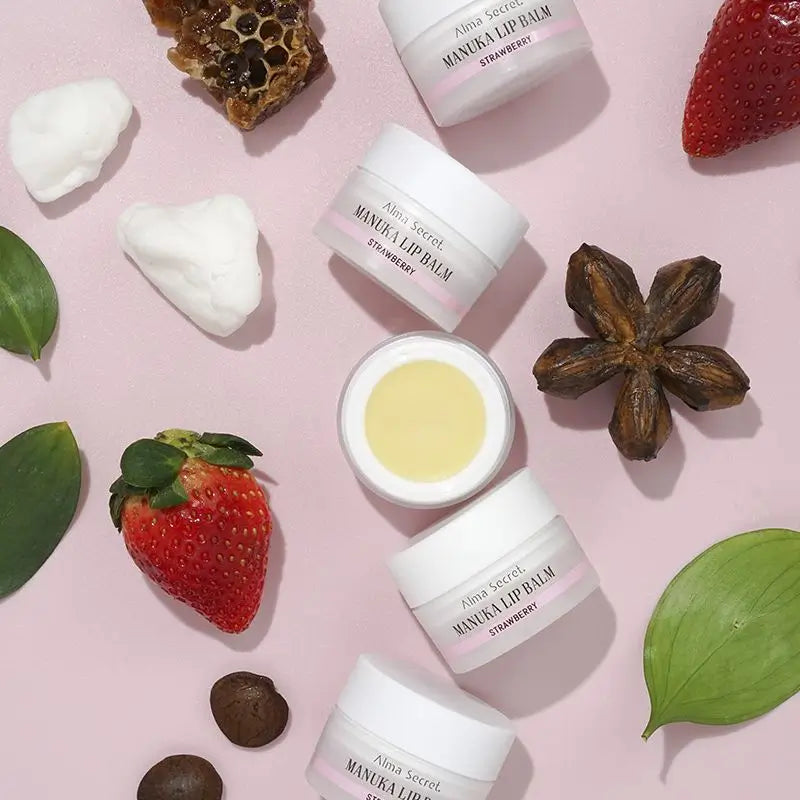 Alma Secret Balzam na pery Inca Inchi & Manuka – Jahoda –