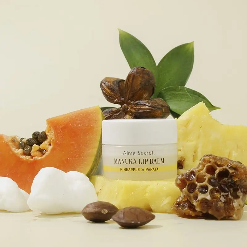 Alma Secret Balzam na pery Inca Inchi & Manuka – Ananás a papája –