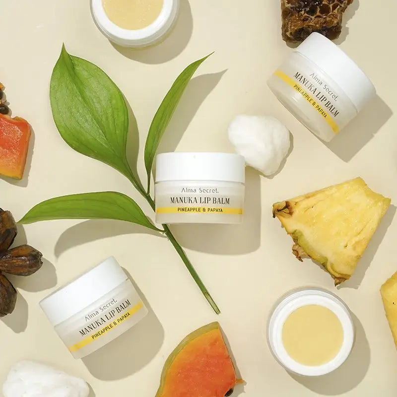 Alma Secret Balzam na pery Inca Inchi & Manuka – Ananás a papája –