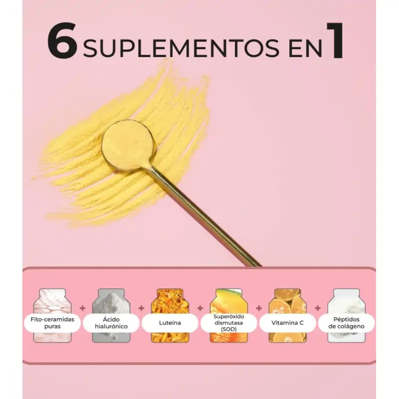 Alma Secret Beauty Superglow Collagen s príchuťou manga a marakuje, 30 x 4 g
