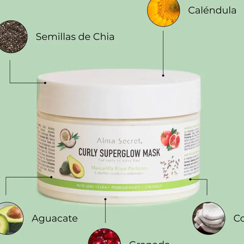 Alma Secret Curly Superglow Mask (kučeravé alebo vlnité vlasy)