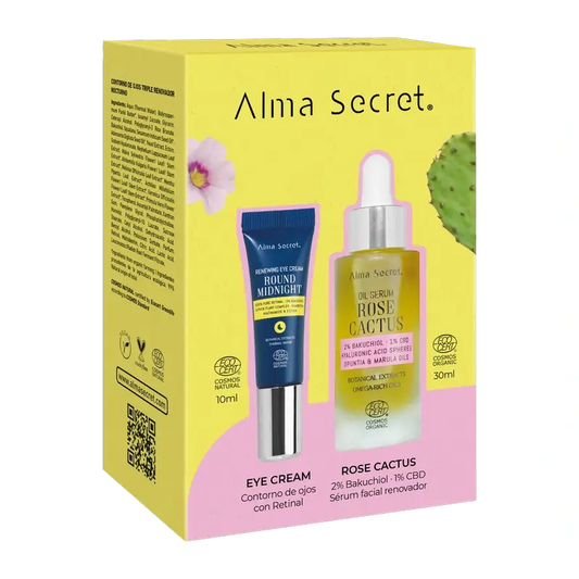 Alma Secret Pack Rose Cactus 30 ml + očný krém Midnight Retinal 10 ml