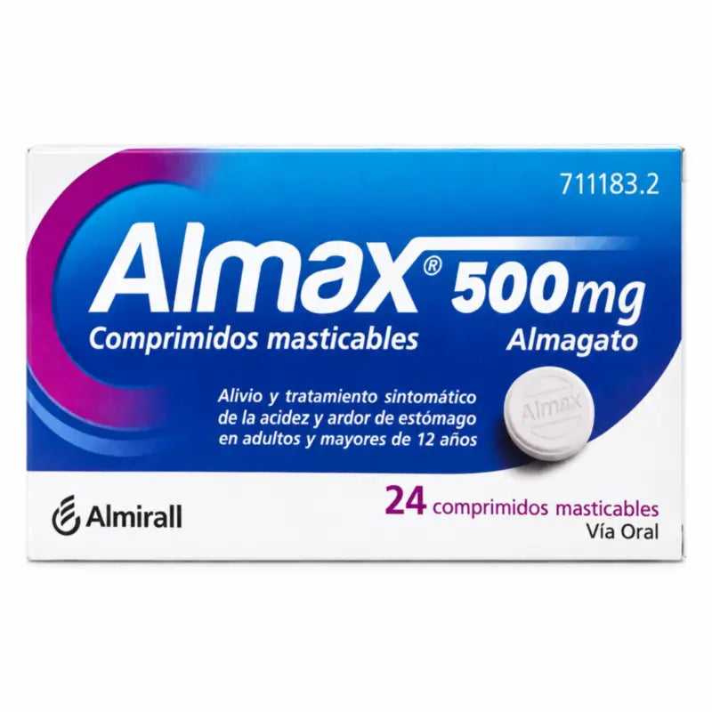 Almax 500 mg, 24 žuvacích tabliet