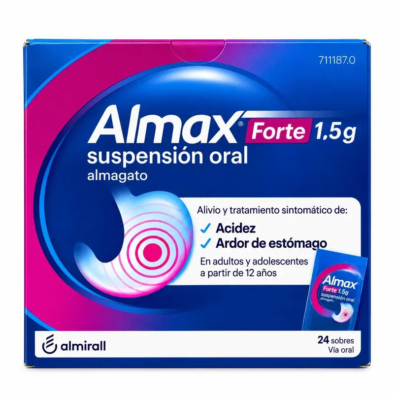 Almax Forte 1,5 g, 24 vrecúšok, perorálna suspenzia