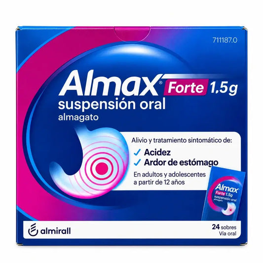 Almax Forte 1,5 g, 24 vrecúšok, perorálna suspenzia