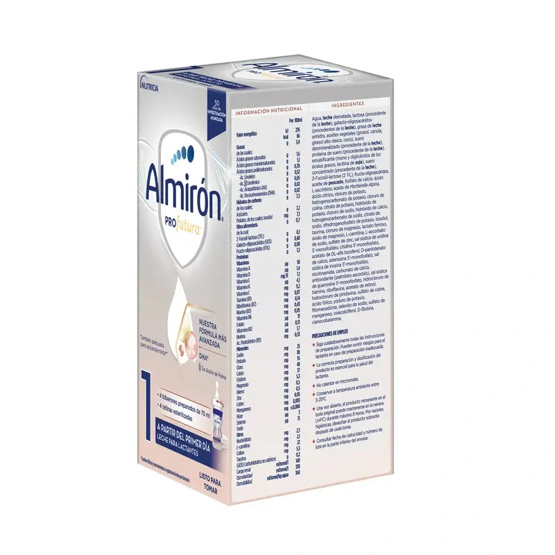 Almirón Profutura 1 Mini fľašky, 4 x 70 ml, 280 ml