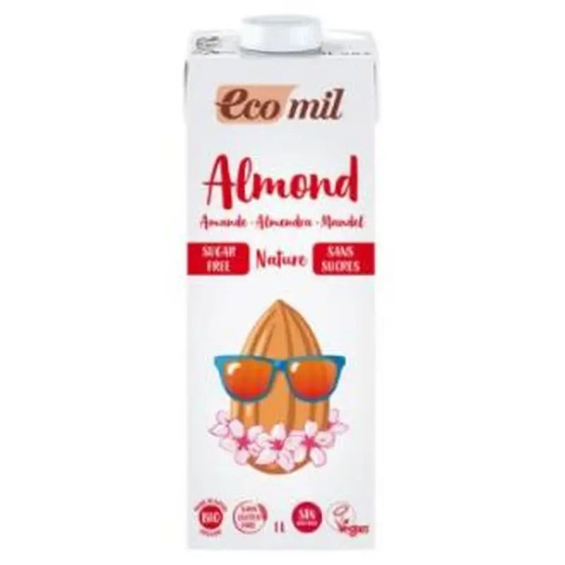 Almond Ecomil Almond Drink Nature 1Lt 6Uds Bio S/A