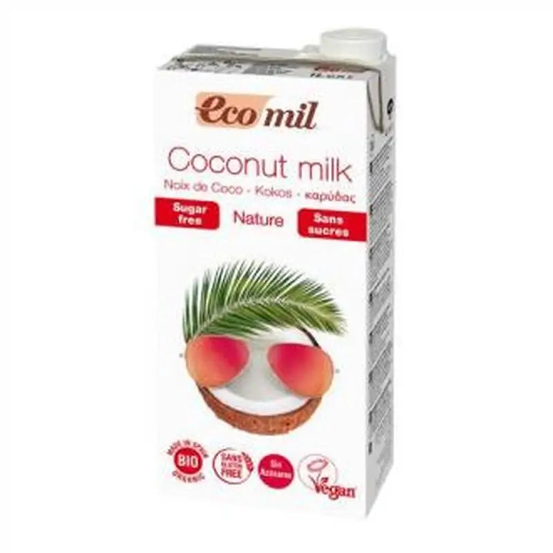Almond Ecomil Coconut Drink Nature 1Lt 6Pcs Bio S/A