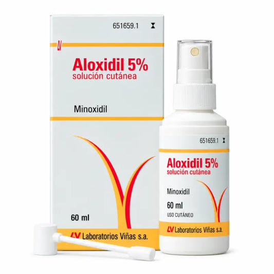 Aloxidil 50 mg/ml Minoxidil – kožný roztok, 1 fľaša, 60 ml