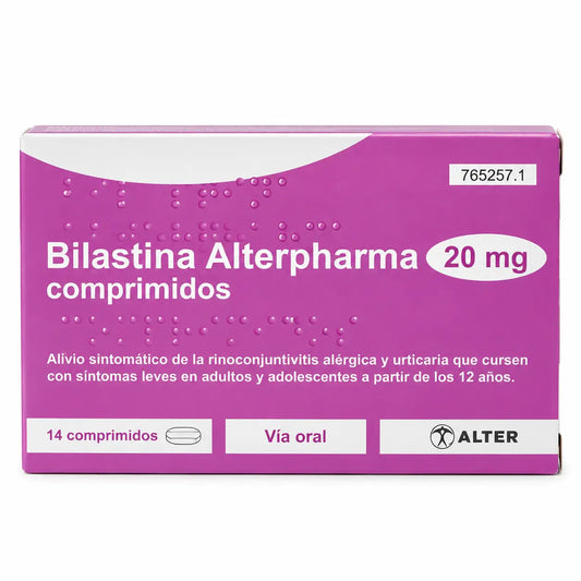 Bilastina Alter 20 mg, 14 tabliet