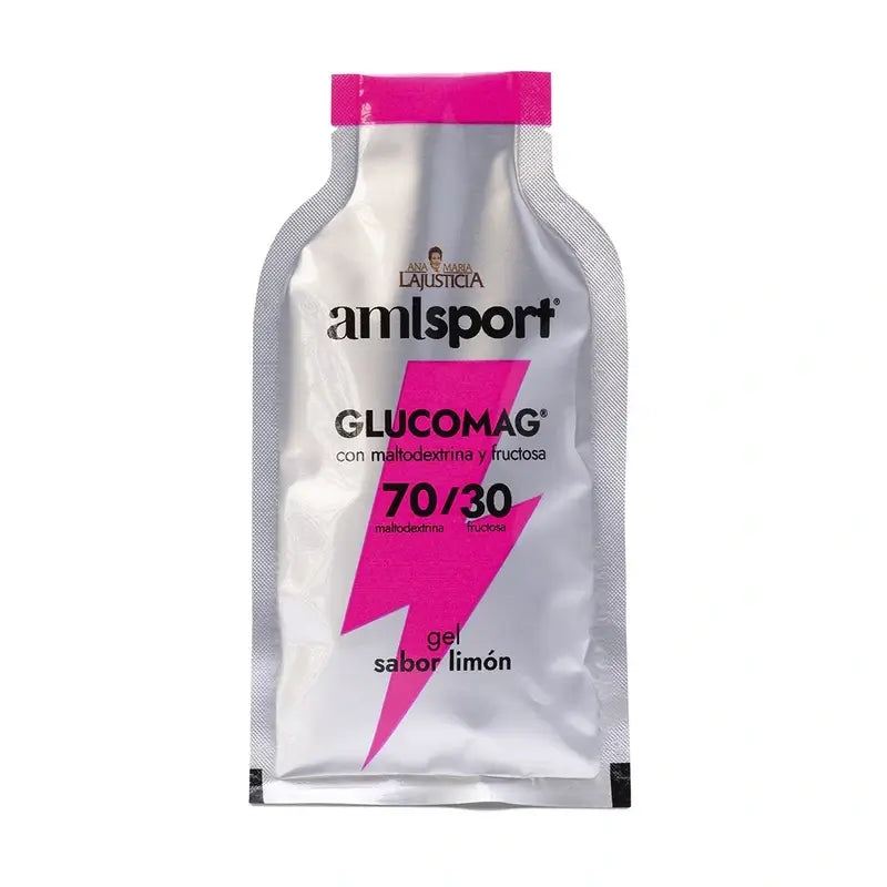 AML SPORT Glucomag 70/30 gél s citrónovou príchuťou, 10 vrecúšok po 30 ml 