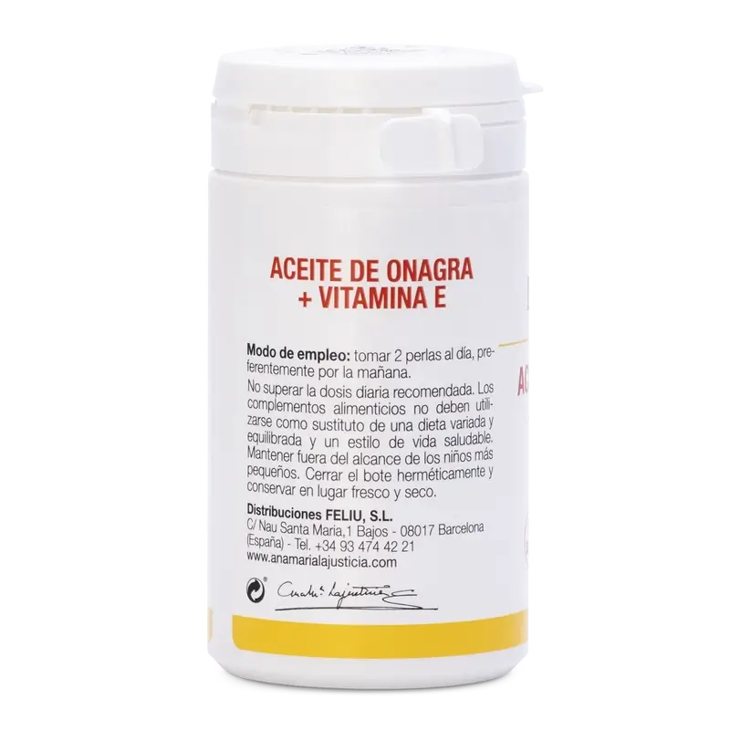 Ana Maria Lajusticia – Olej z pupalky + vitamín E, 80 kapsúl