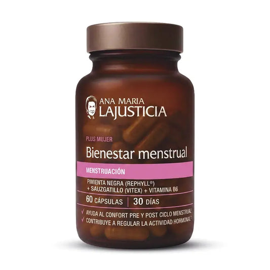 Anamarialajusticia – Menštruačné pohodlie, 60 kapsúl