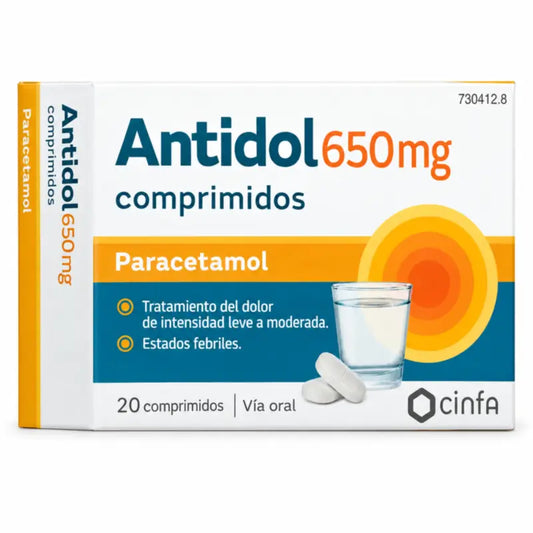 Antidol 650 mg, 20 tabliet