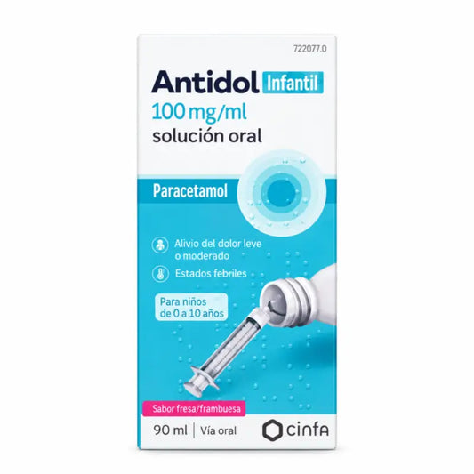 Antidol pre deti 100 mg/ml perorálny roztok, 1 fľaša 90 ml