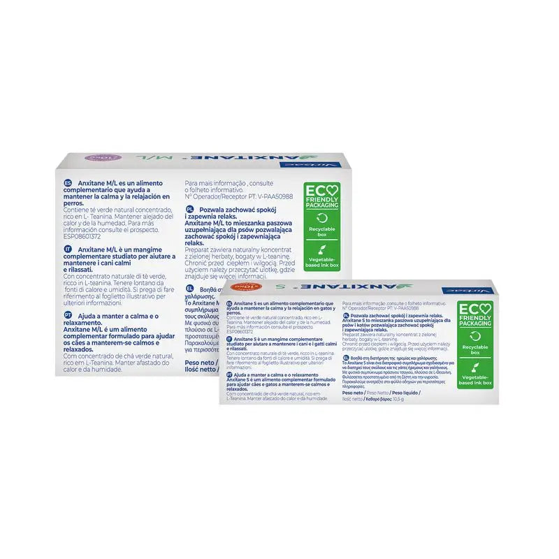 Virbac Anxitane S, 30 upokojujúcich tabliet pre mačky a psov s hmotnosťou 0 – 10 kg