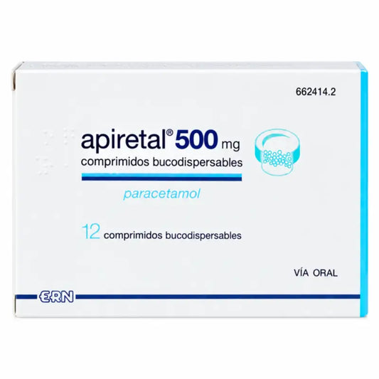 Apiretal 500 mg, 12 tabliet na rozpustenie v ústach
