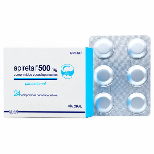 Apiretal 500 mg, 24 tablety rozpustné v ústach