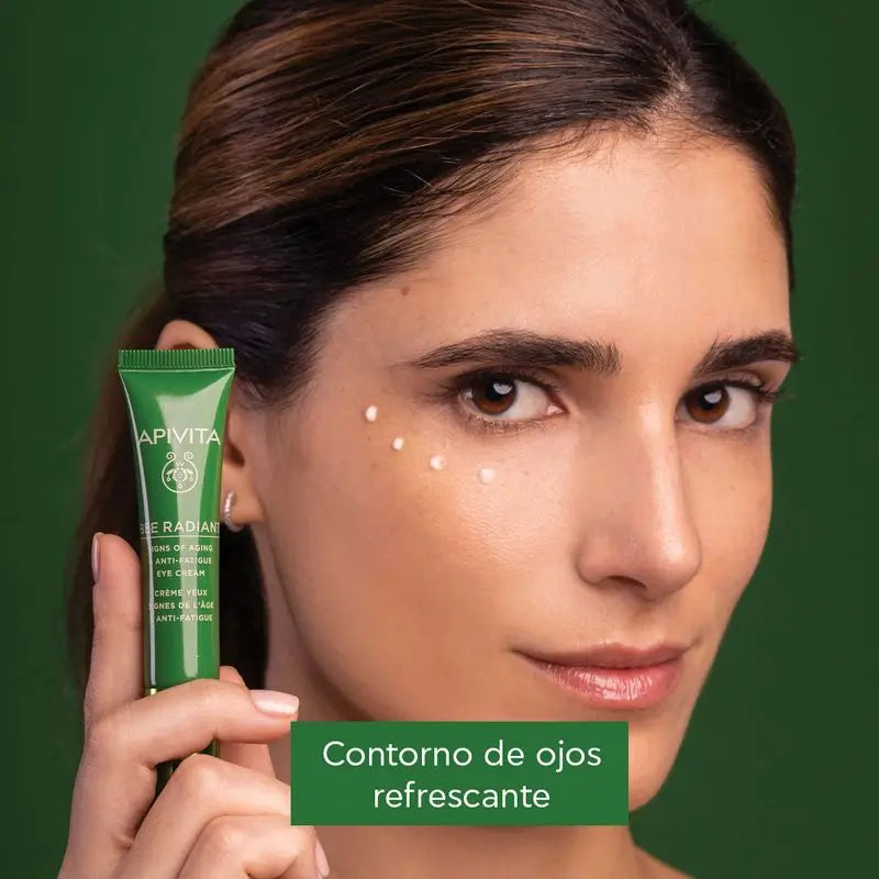 APIVITA Bee Radiant Očný krém proti známkam starnutia a únave 15 ml