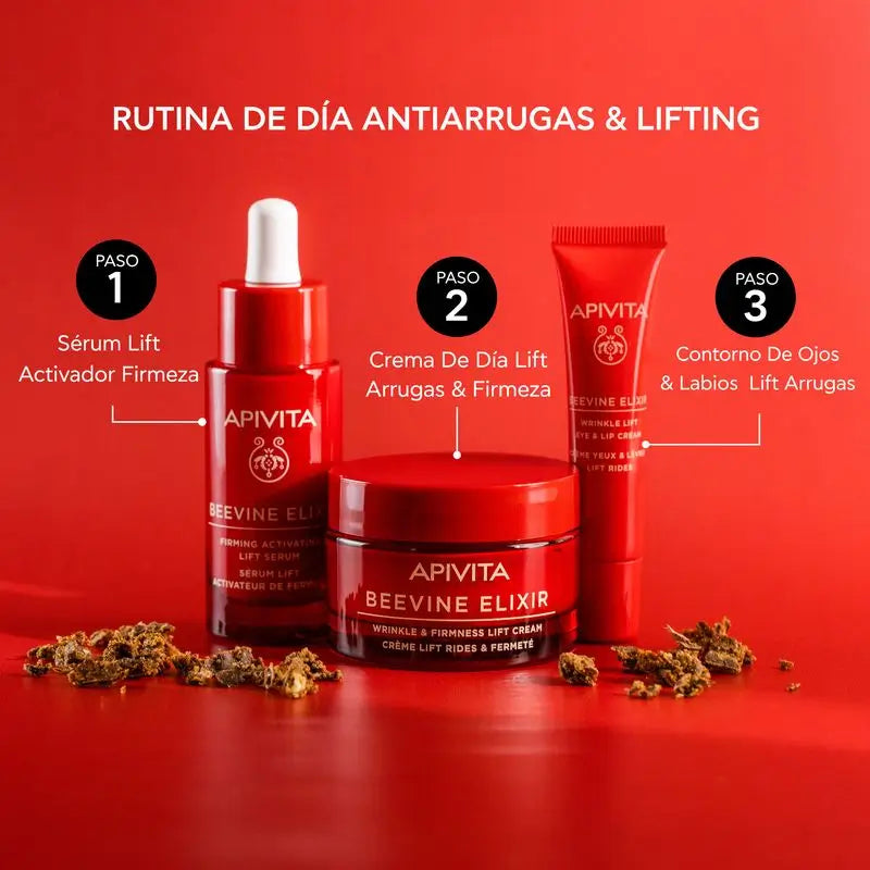 Apivita Beevine Elixir – pleťové sérum pre výraznejšie kontúry tváre, 30 ml