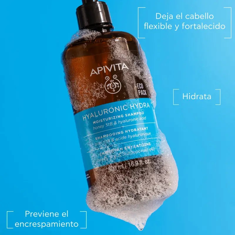 Apivita šampón Hyaluronic Hydra, 500 ml