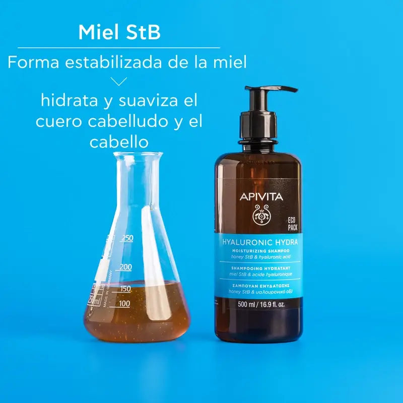 Apivita šampón Hyaluronic Hydra, 500 ml