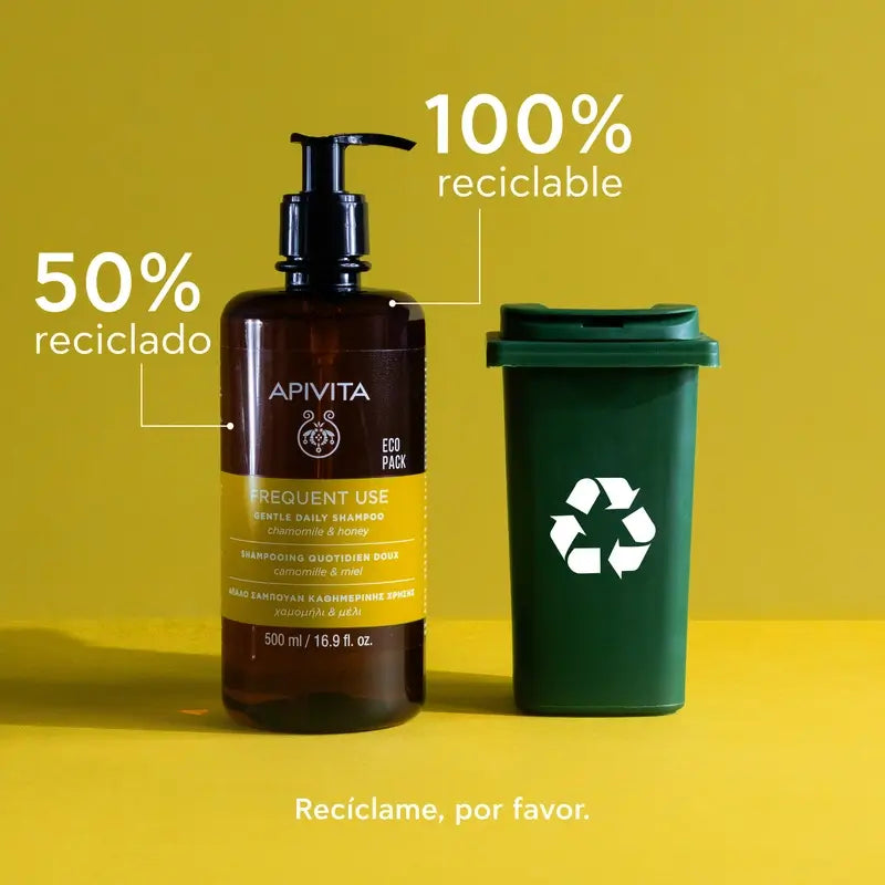 APIVITA Jemný šampón na každodenné použitie, 500 ml