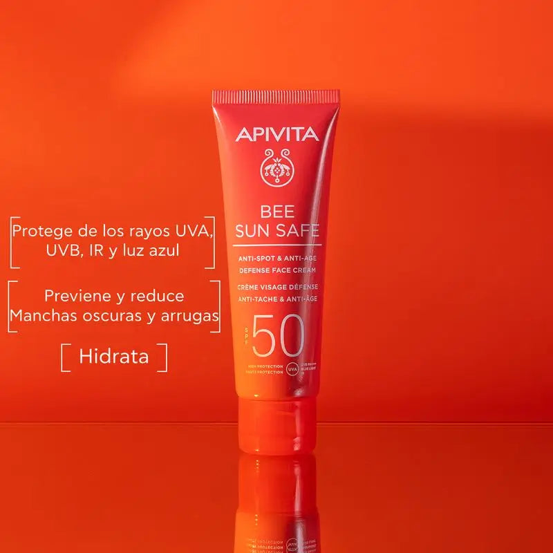 Apivita – krém proti starnutiu a pigmentovým škvrnám SPF 50