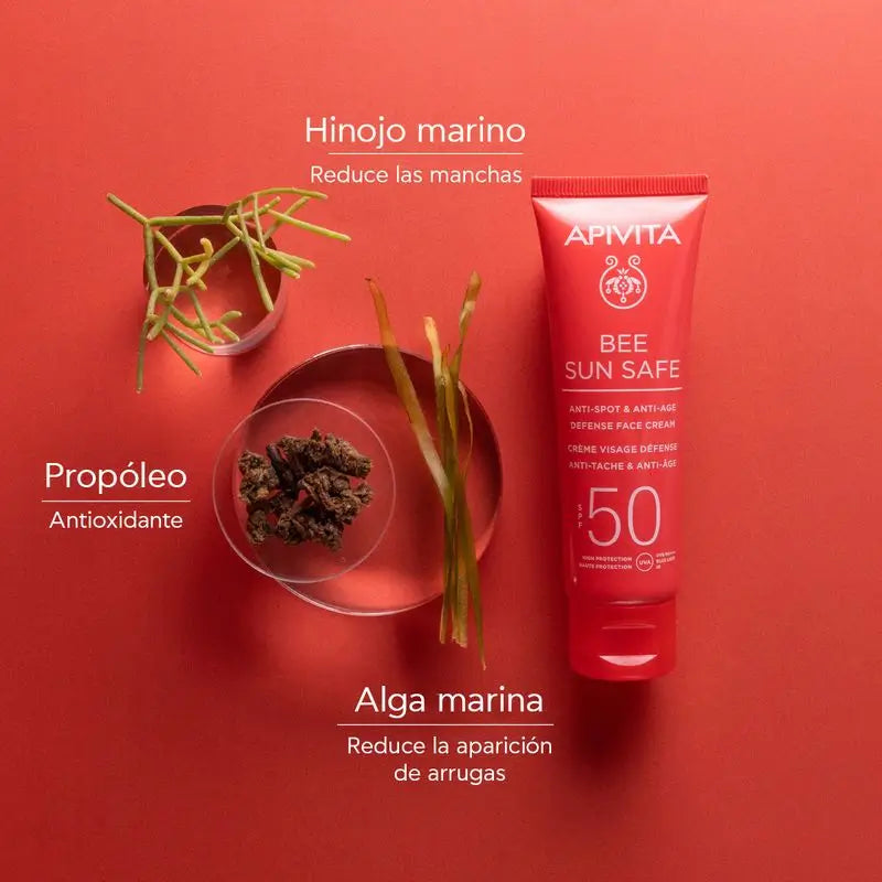 Apivita – krém proti starnutiu a pigmentovým škvrnám SPF 50
