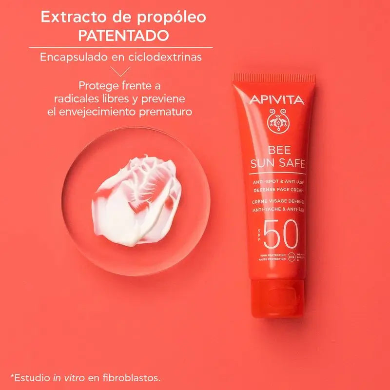 Apivita – krém proti starnutiu a pigmentovým škvrnám SPF 50