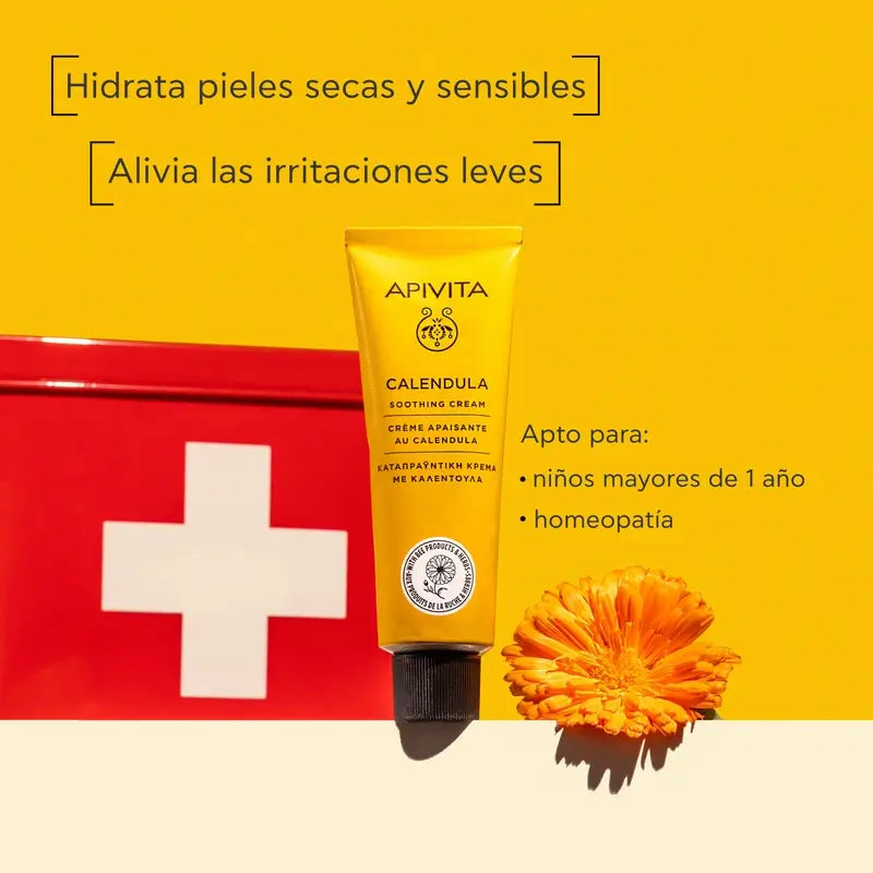 Apivita Bylinné upokojujúce krémy s nechtíkom, 50 ml