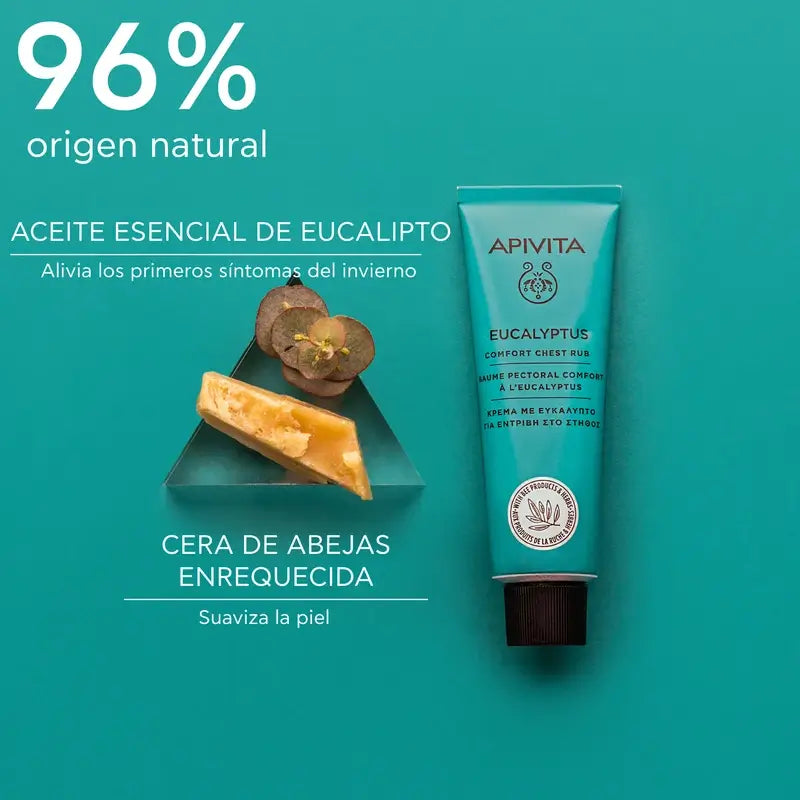 Apivita Bylinné krémy – upokojujúca masť s eukalyptom, 50 ml