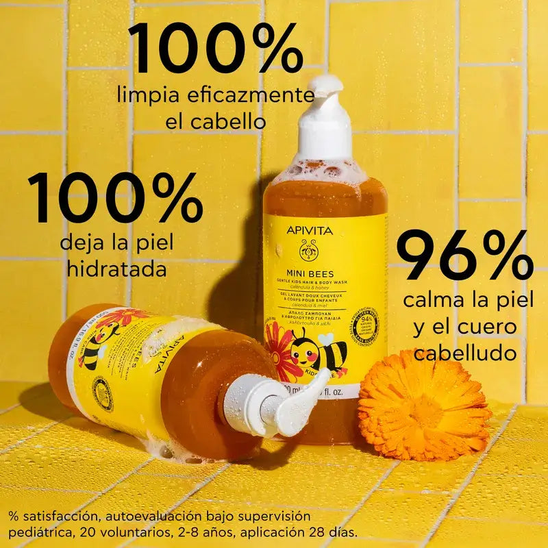 APIVITA Jemný detský gélový šampón, 500 ml