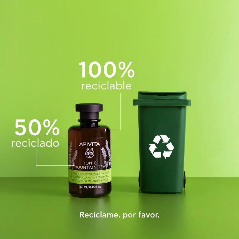 Apivita Mountain Tea sprchový gél s horským čajom 250 ml