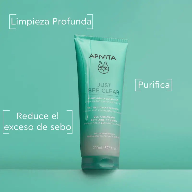 Apivita Čistiaci gél Just Bee Clear, 200 ml