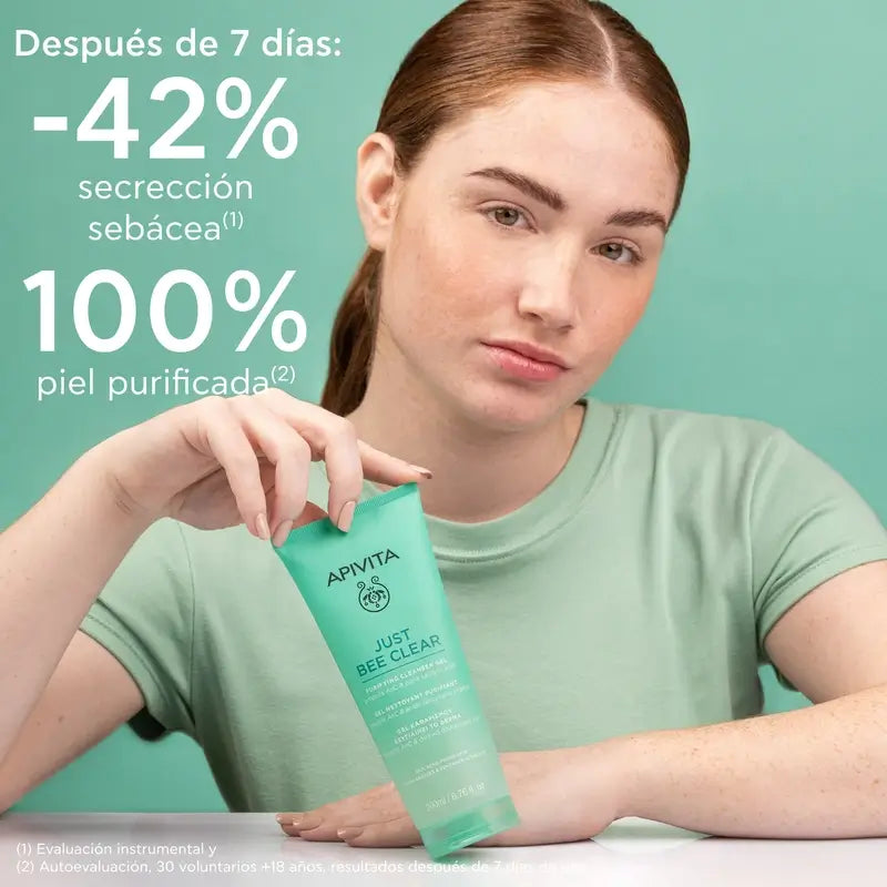 Apivita Čistiaci gél Just Bee Clear, 200 ml
