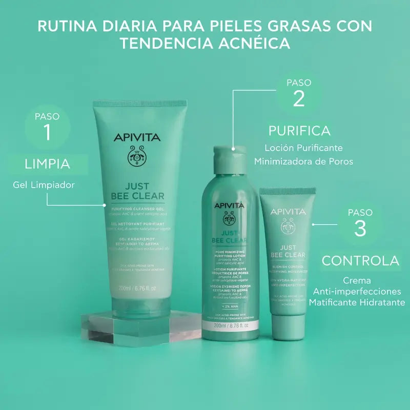 Apivita Čistiaci gél Just Bee Clear, 200 ml