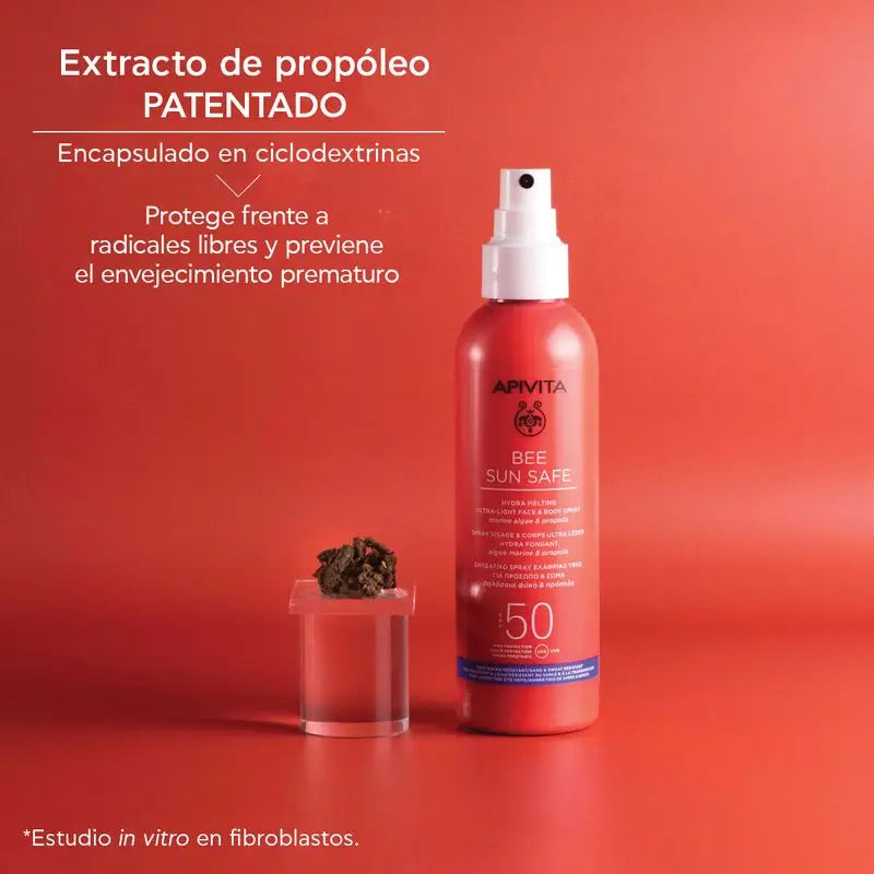 APIVITA Hydra Melting Spray Ultralight SPF 50, 200 ml