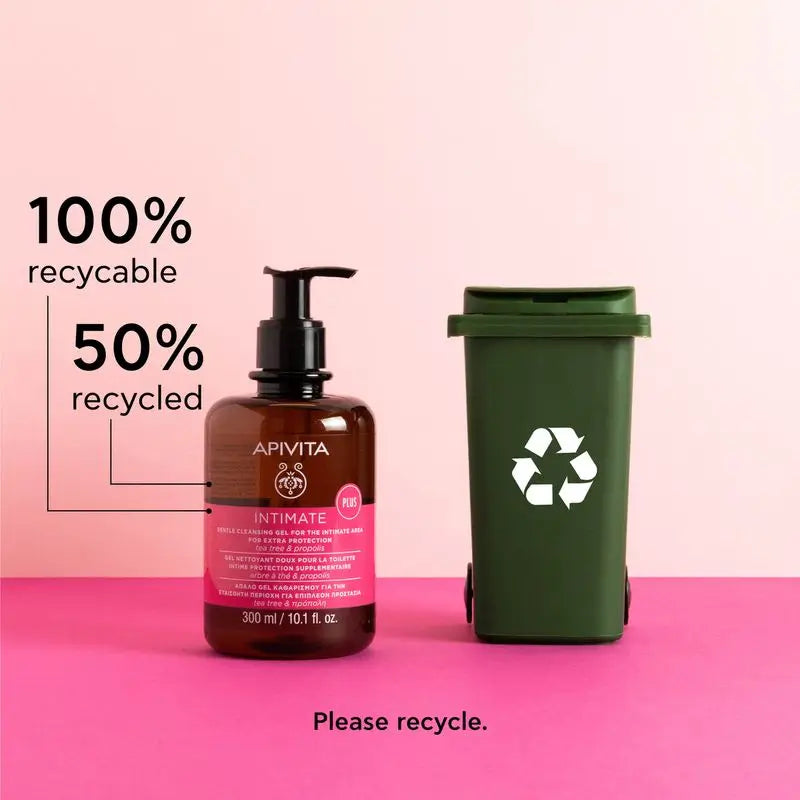 Apivita Lady – jemný čistiaci gél na intímnu hygienu s aloe vera a propolisom, 300 ml