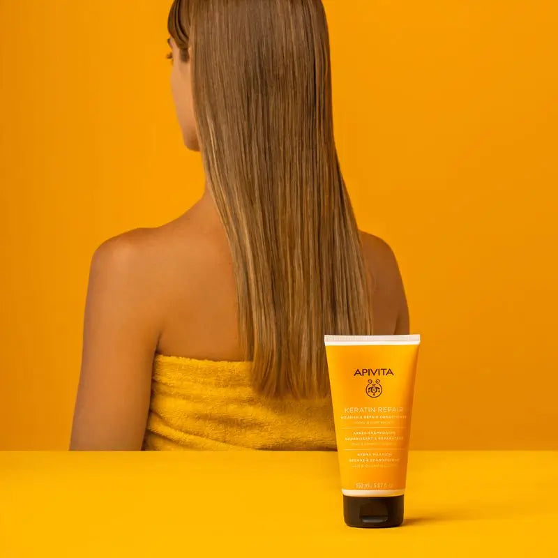Apivita Keratin Repair Kondicionér – hlboko vyživuje a regeneruje, 150 ml