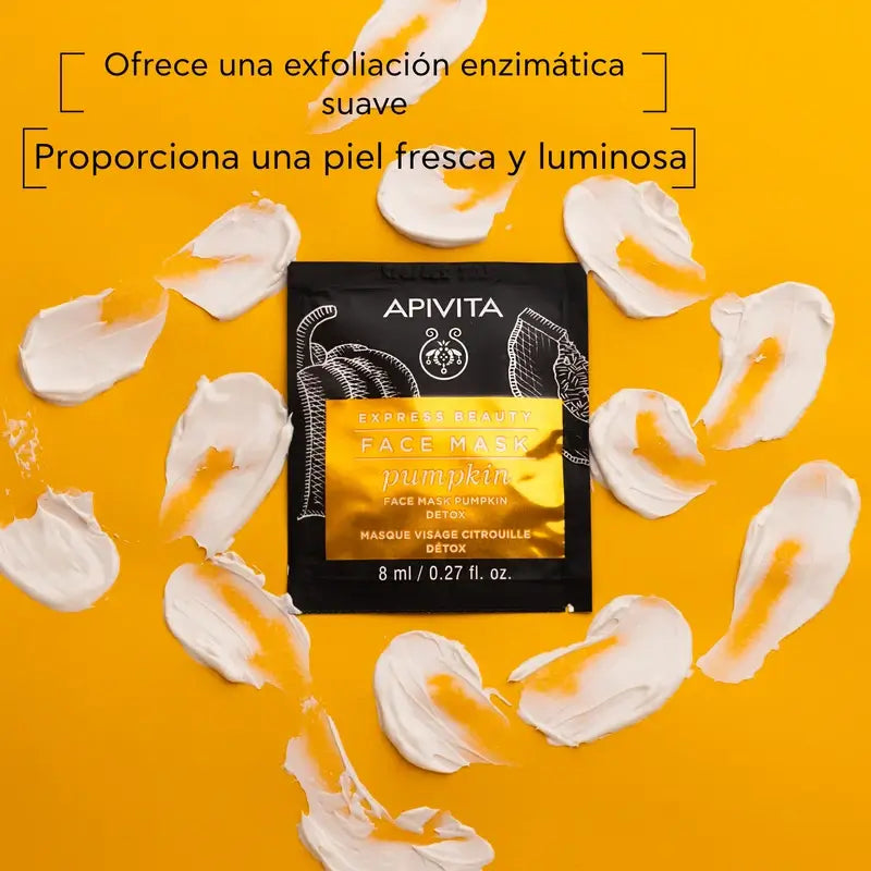 APIVITA Express Beauty Detoxikačná maska s tekvicou