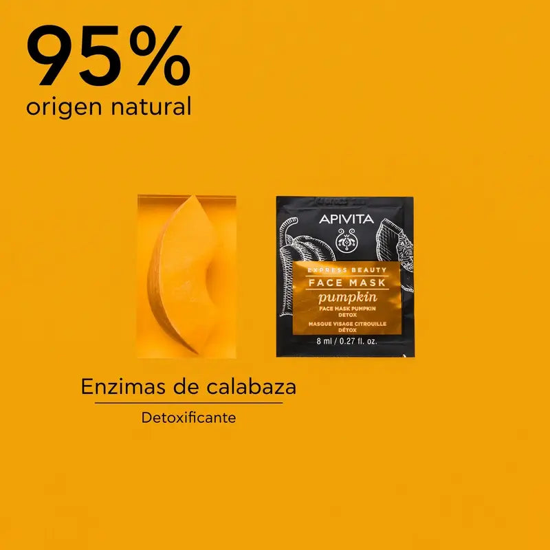 APIVITA Express Beauty Detoxikačná maska s tekvicou
