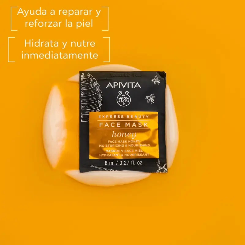 APIVITA Express Beauty Hydratačná a výživná maska s medom