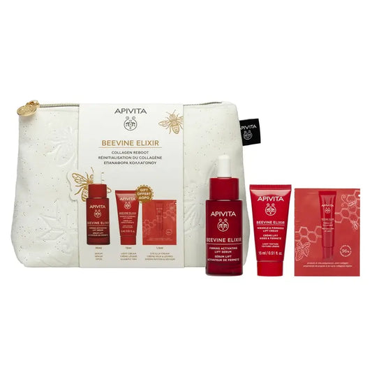 Apivita Promo Beevine Elixir – sérum na lifting a spevnenie pleti, 30 ml + darček: ľahký krém 15 ml + očný krém 1,5 ml 