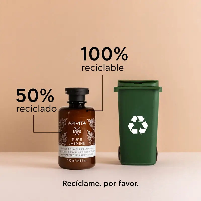 APIVITA Pure Jasmine Sprchový gél s jazmínom 250 ml